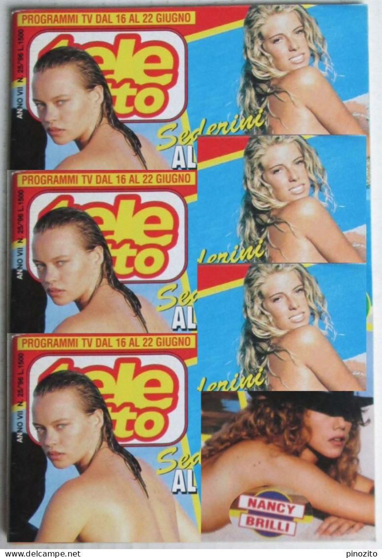 TELETUTTO 25 1996 Anna Falchi Alessia Marcuzzi Nancy Brilli Natasha Hovey Michela Miti - Television