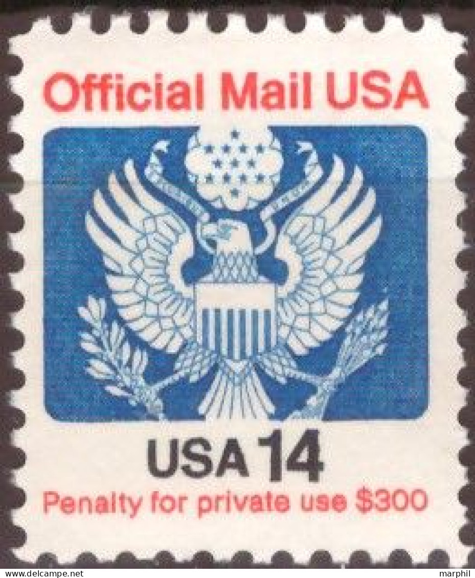 Stati Uniti Servizi 1995 UnN°108 USA 14c. MNH/** - Coils & Coil Singles