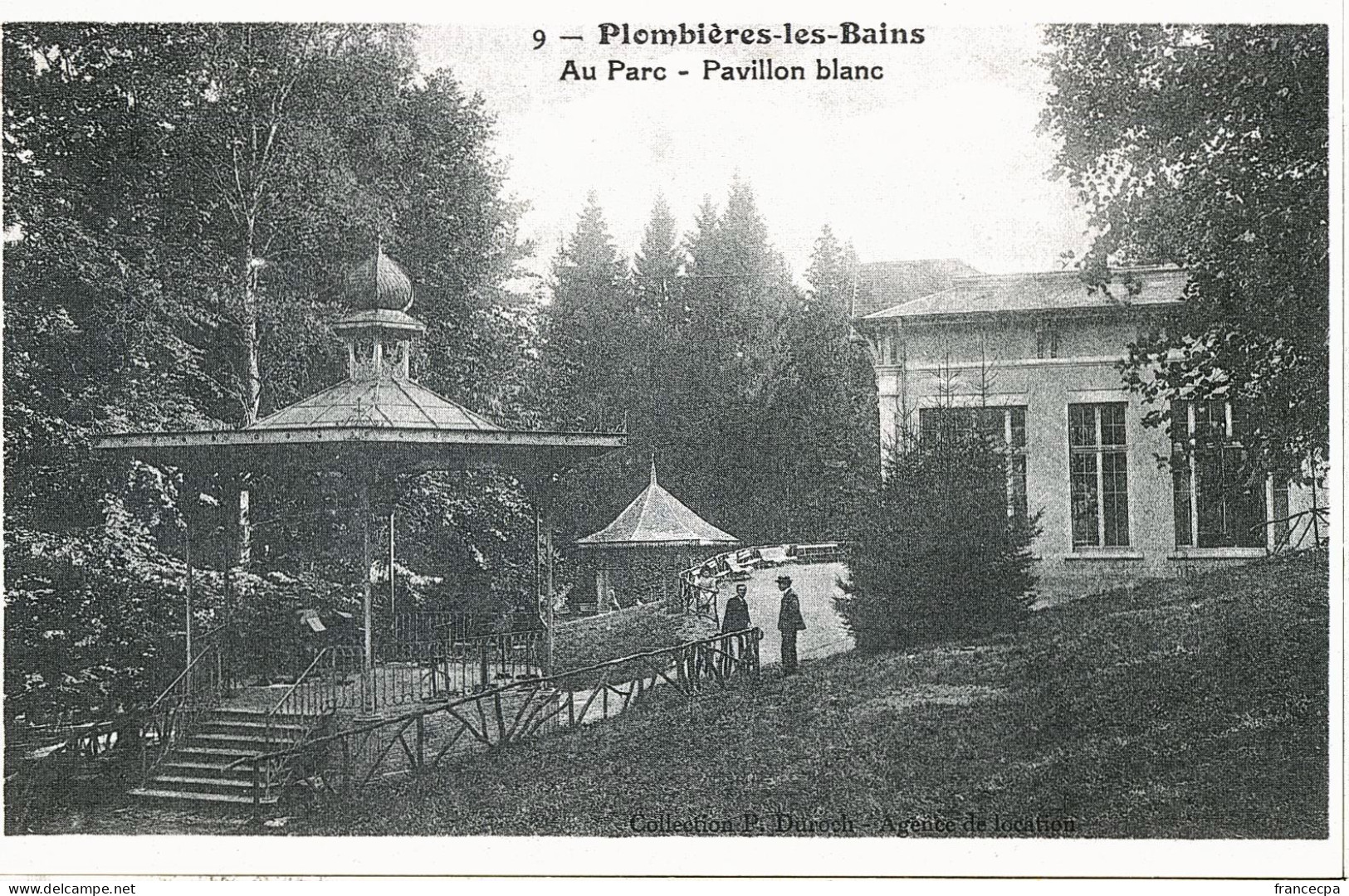 1278 - LORRAINE - PLOMBIERES LES BAINS - Au Parc - Pavillon Blanc - Lorraine