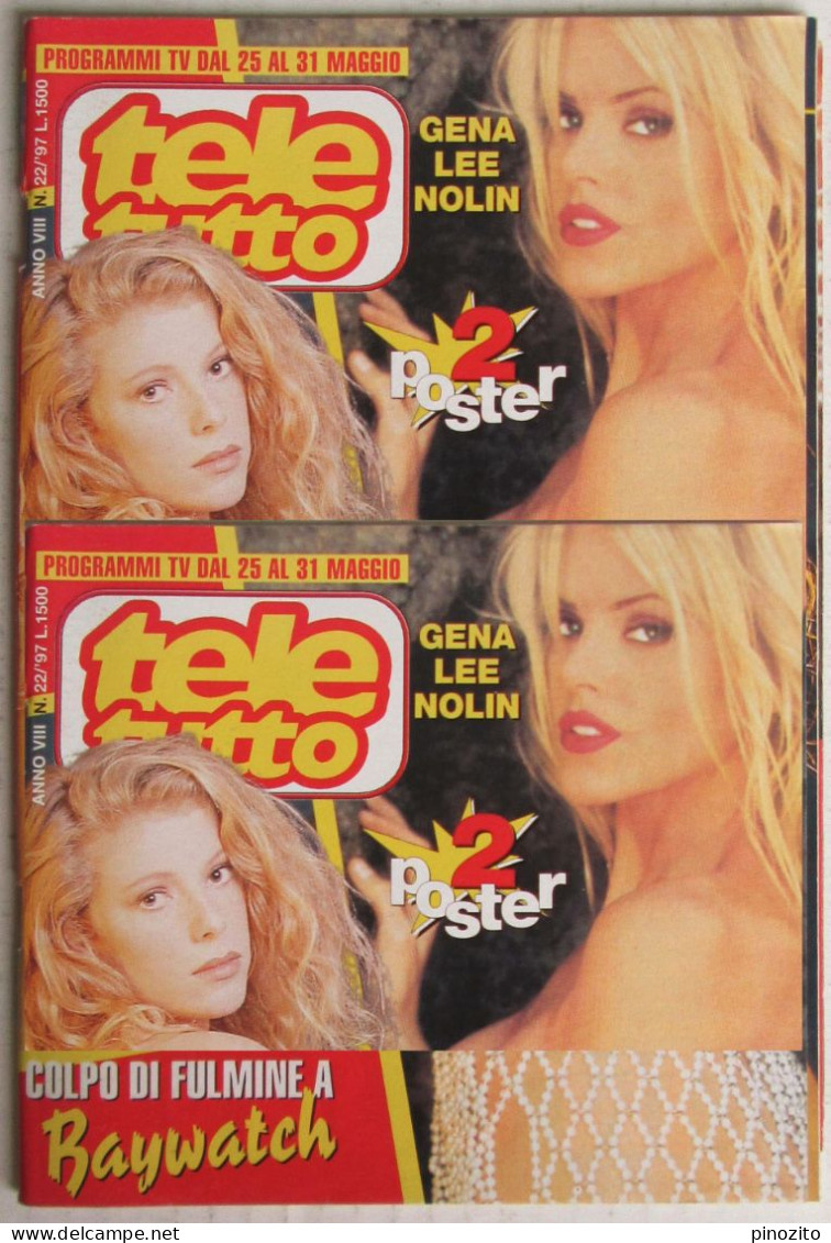 TELETUTTO 22 1997 Geena Lee Nolin Alessia Marcuzzi Miranda Strenner Monique Jupier - Télévision