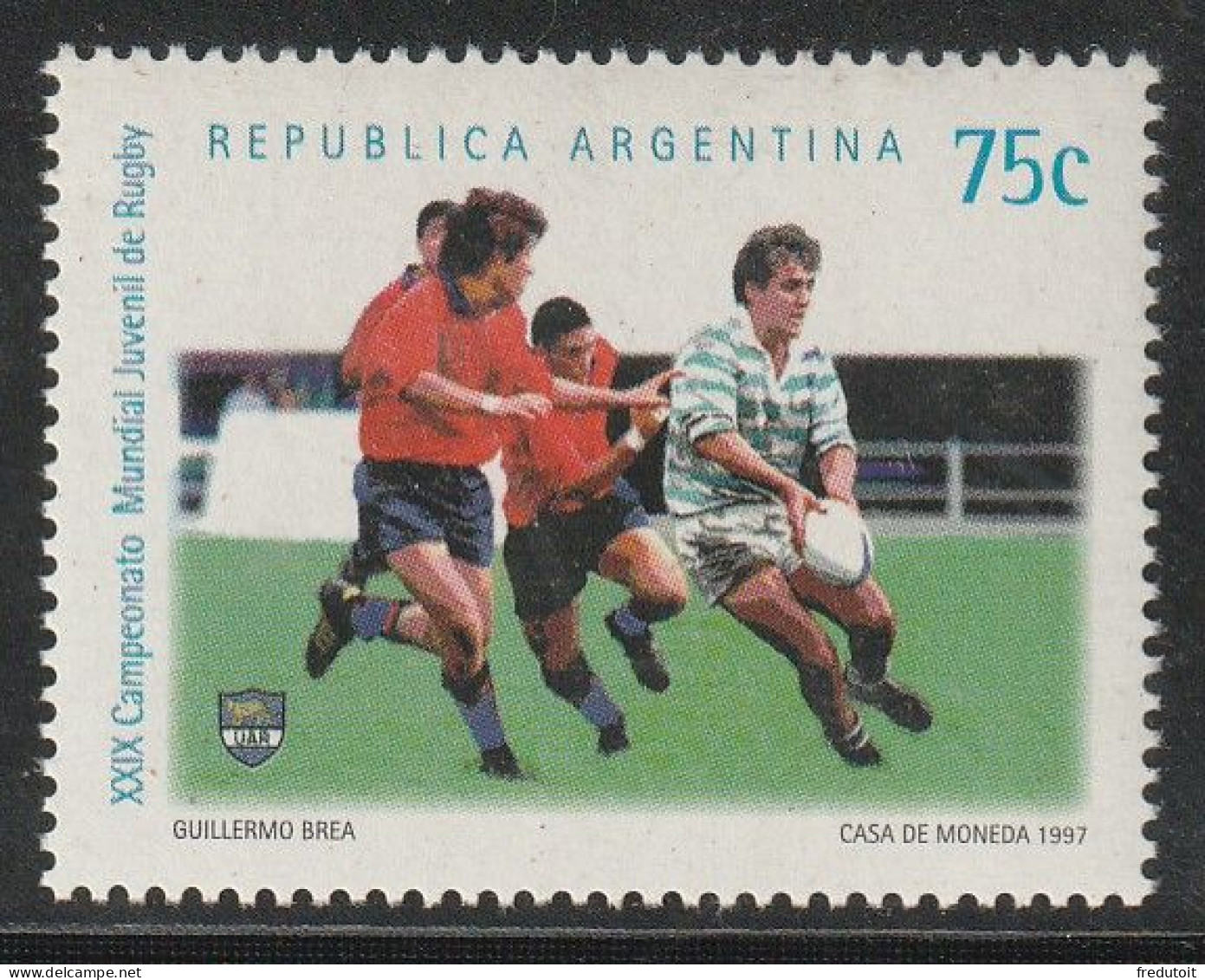 ARGENTINE - N°1960 ** (1997) Rugby - Nuovi