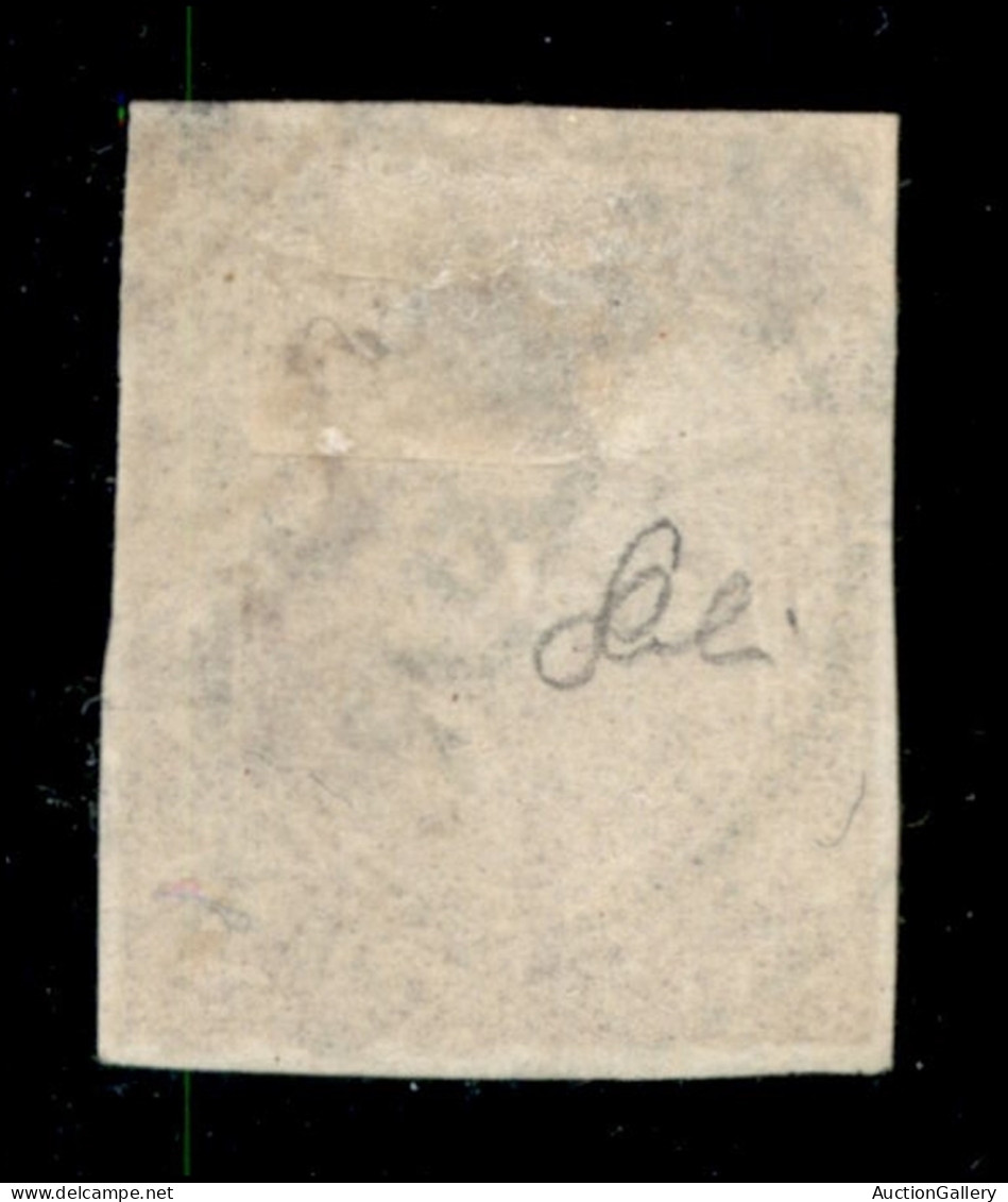 Antichi Stati Italiani - Parma - 1852 - 25 Cent Bruno Rosso (8) - Usato - Cert. Cilio - Sonstige & Ohne Zuordnung