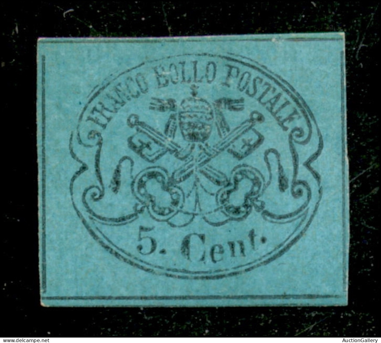 Antichi Stati Italiani - Stato Pontificio - 1867 - 5 Cent (16) - Gomma Originale - Andere & Zonder Classificatie