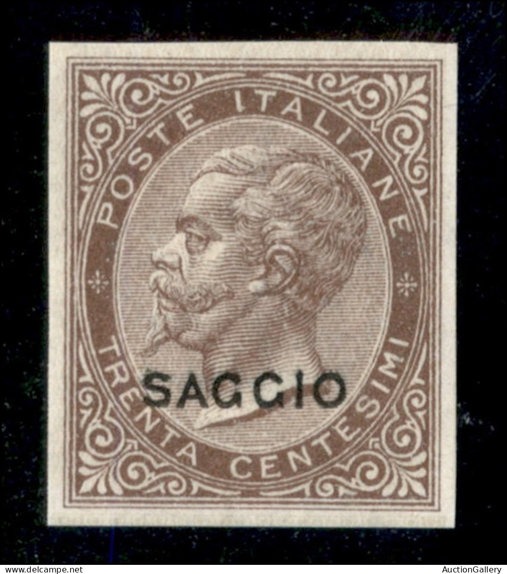 Regno - Vittorio Emanuele II - 1863 - De La Rue - 30 Cent (L19) - Gomma Integra (390) - Altri & Non Classificati