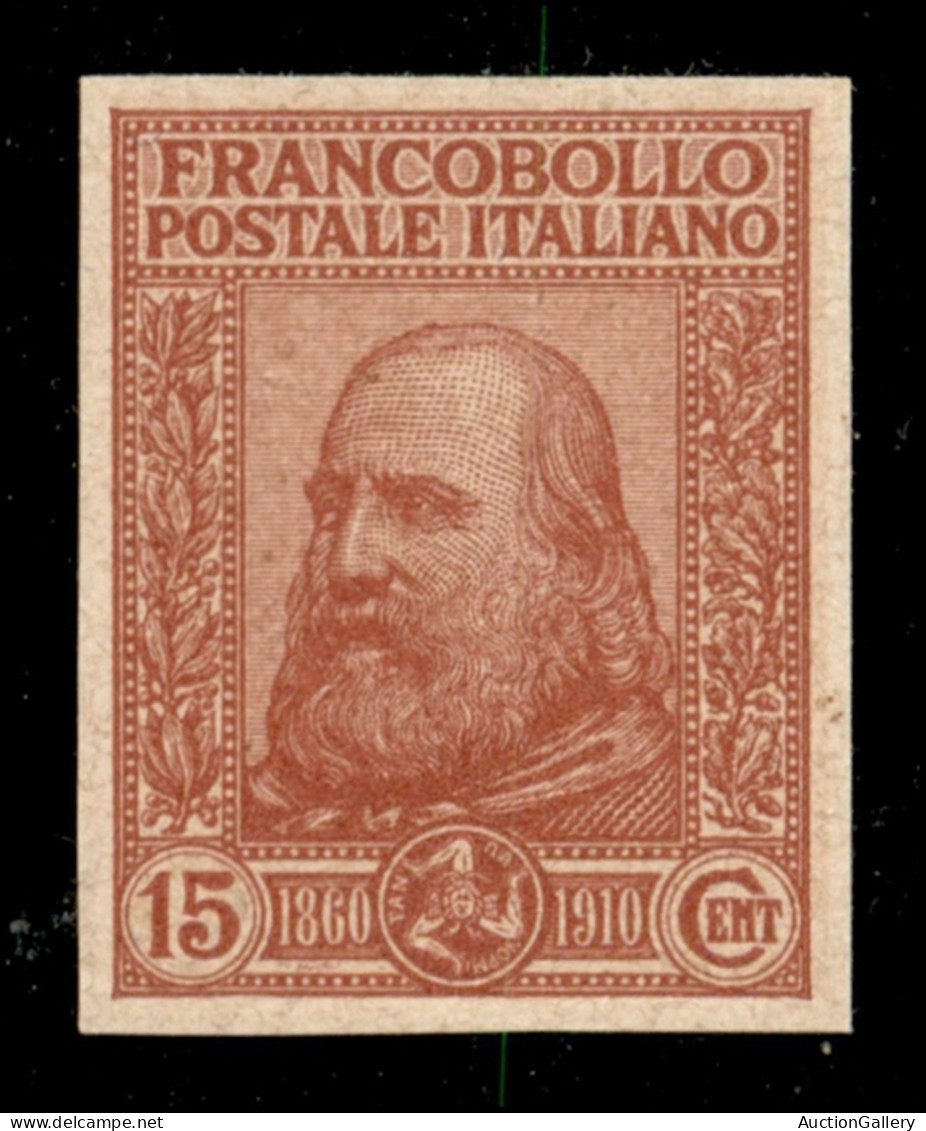 Regno - Vittorio Emanuele III - 1910 - Prove Di Macchina - 15 + 5 Cent Risorgimento (88) - Senza Gomma - Andere & Zonder Classificatie