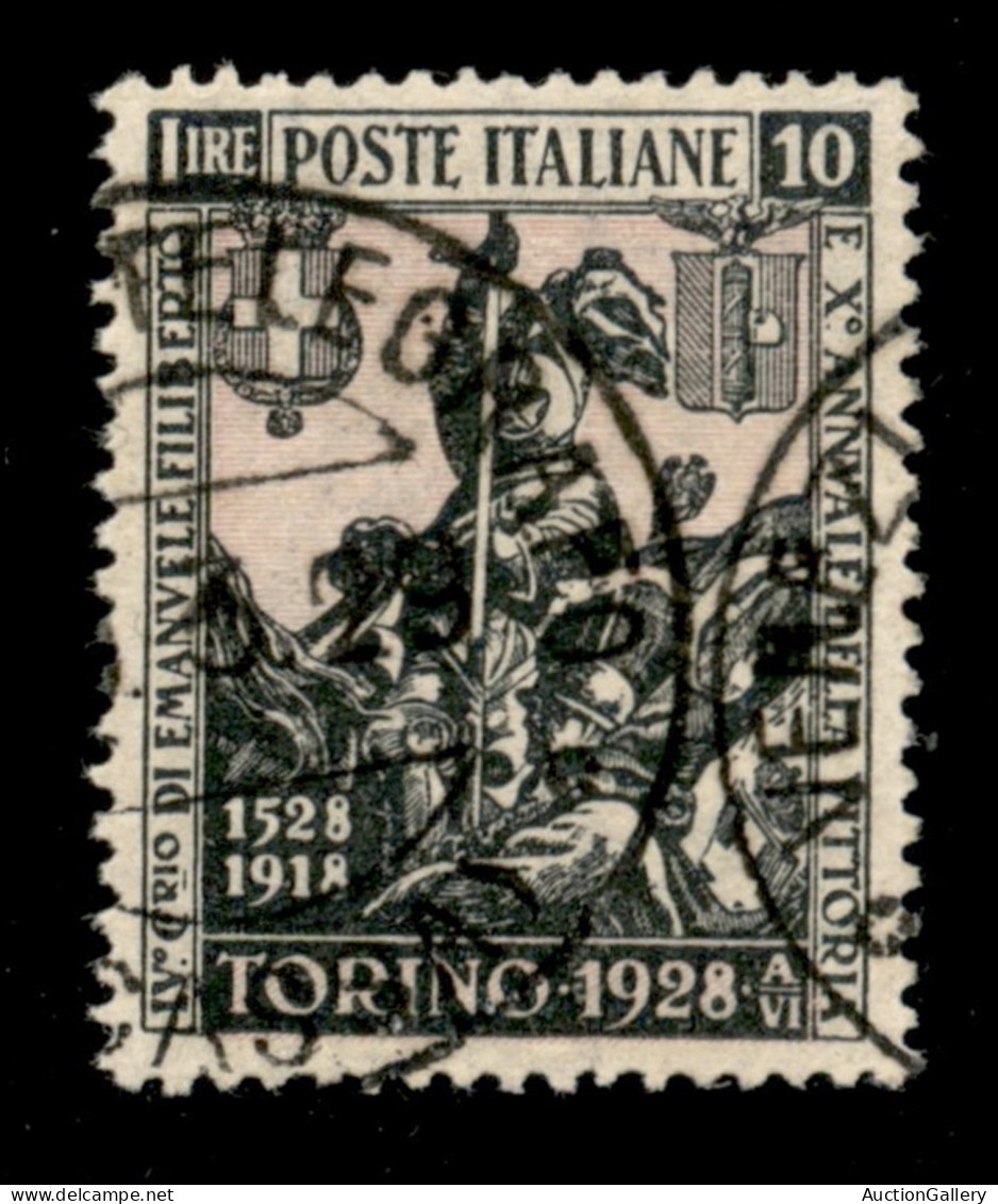 Regno - Vittorio Emanuele III - 1928 - 10 Lire Filiberto (237) Usato - Autres & Non Classés