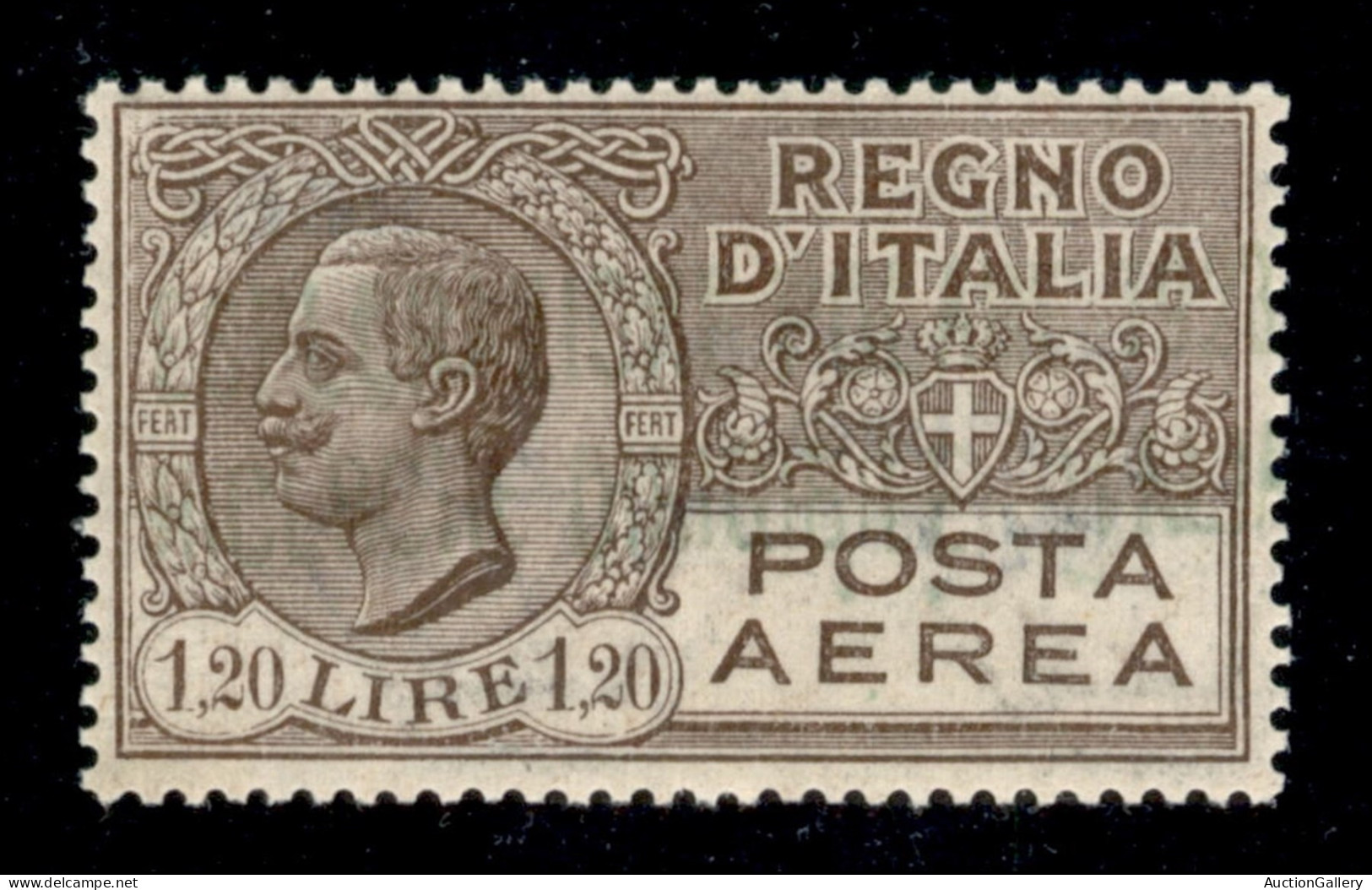 Regno - Posta Aerea E Aerogrammi - 1928 - Esplorazione Polare/Nobile/Dirigibile Italia - Soprastampa Capovolta - Gomma I - Autres & Non Classés