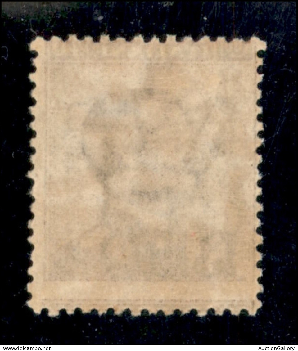 Regno - Servizi - 1921 - 40 Cent (4C - Varietà Kb) - Soprastampa Vinacea + Dentellatura Orizzontale Spostata In Basso -  - Autres & Non Classés