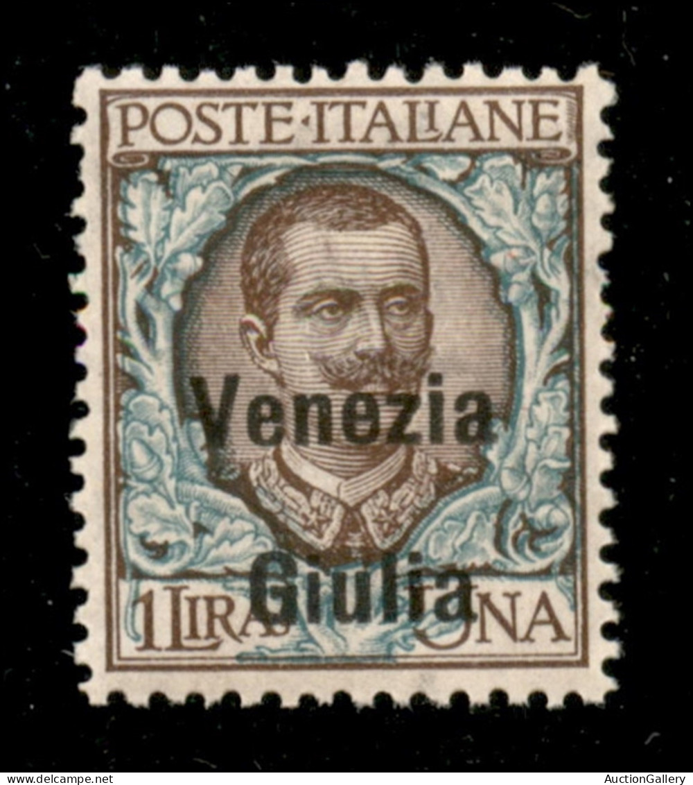 Occupazioni I Guerra Mondiale - Venezia Giulia - 1918 - 1 Lira (29ea) Con Soprastampa In Basso - Gomma Integra - Ottimam - Andere & Zonder Classificatie