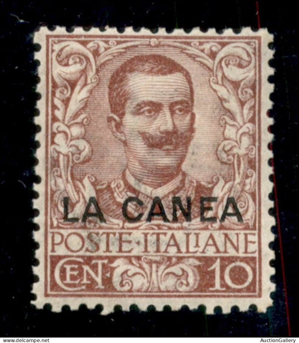 Uffici Postali All'Estero - La Canea - 1905 - 10 Cent Floreale (6) - Gomma Originale Con Lieve Traccia Di Linguella - Ot - Andere & Zonder Classificatie