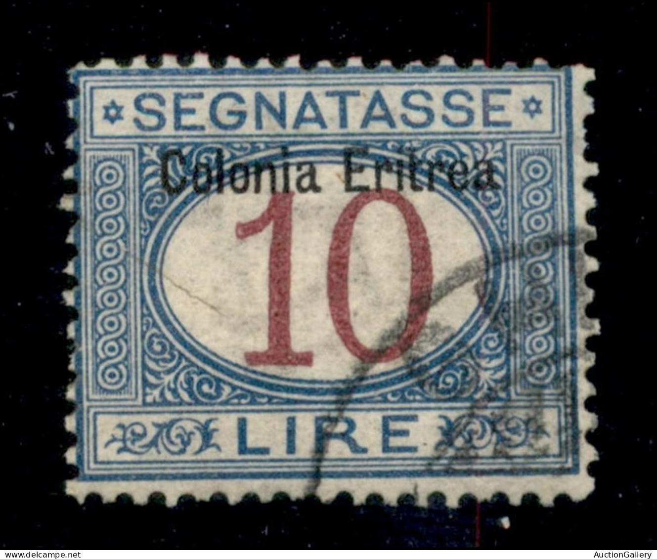 Colonie - Eritrea - 1903 - 10 Lire (11) Usato - Diena - Andere & Zonder Classificatie