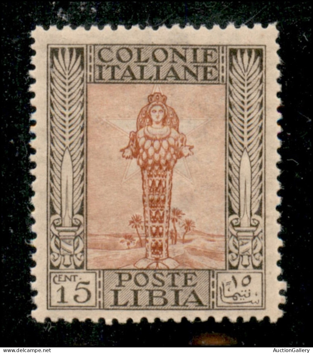 Colonie - Libia - 15 Cent Pittorica (25) - Gomma Integra (500) - Autres & Non Classés