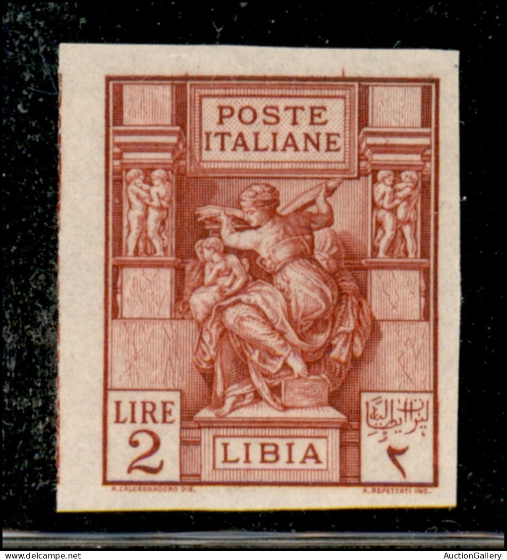 Colonie - Libia - 1924 - Prove D'Archivio - 2 Lire Sibilla (P43) - Sempre Senza Gomma - Other & Unclassified