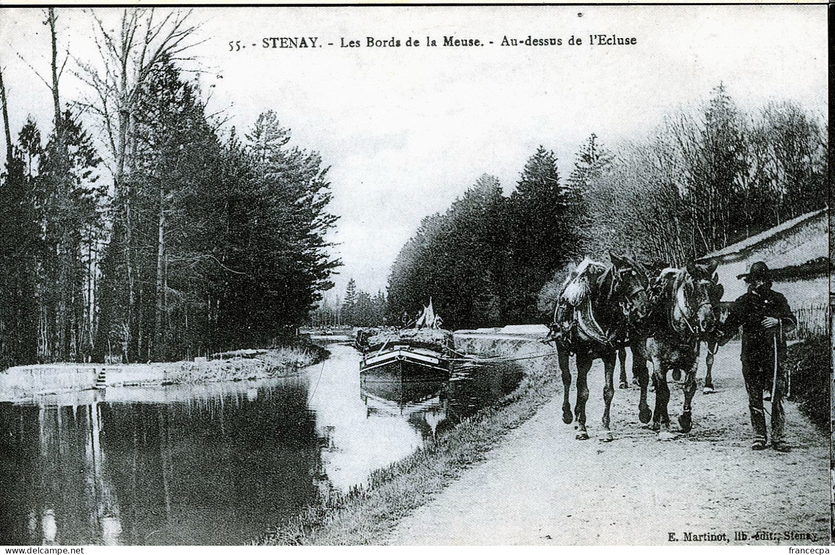 1292 - LORRAINE - STENAY - Les Bords De La Meuse - Au Dessus De L'Ecluse - Lorraine