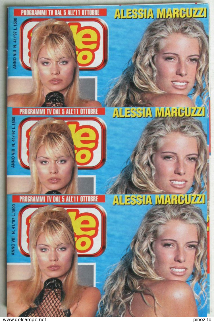 TELETUTTO 41 1997 Alessia Marcuzzi Elenoire Casalegno Judith Maryai Wendy Windham - Televisie