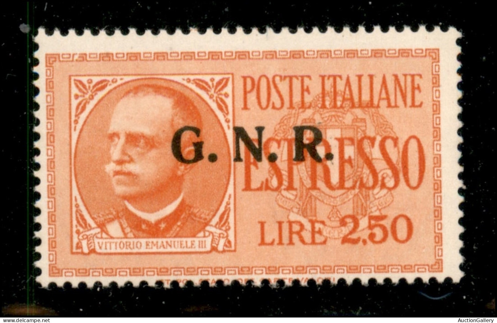 Repubblica Sociale Italiana - G.N.R. Verona - 1944 - 2,50 Lire (20) - Errore R Punto Piccolo - Nuovo Con Gomma Garantita - Altri & Non Classificati