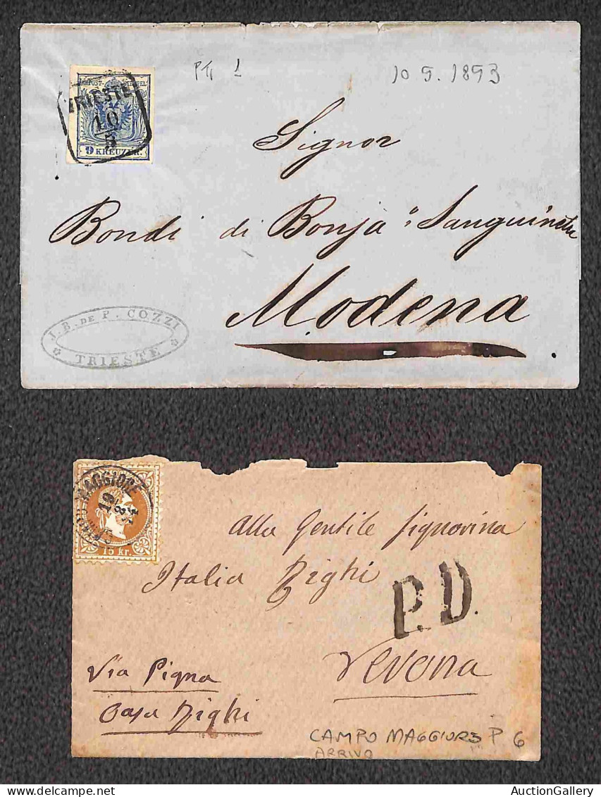 Europa - Austria - 1853/1901 - Dieci Lettere + 1 Cartolina Con Affrancature Del Periodo - Da Esaminare - Andere & Zonder Classificatie