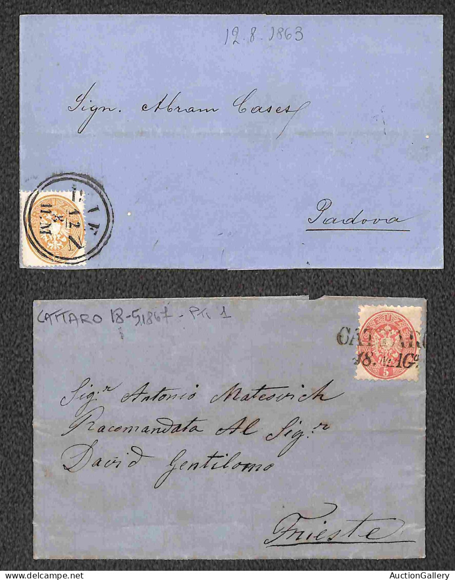 Europa - Austria - 1853/1901 - Dieci Lettere + 1 Cartolina Con Affrancature Del Periodo - Da Esaminare - Sonstige & Ohne Zuordnung