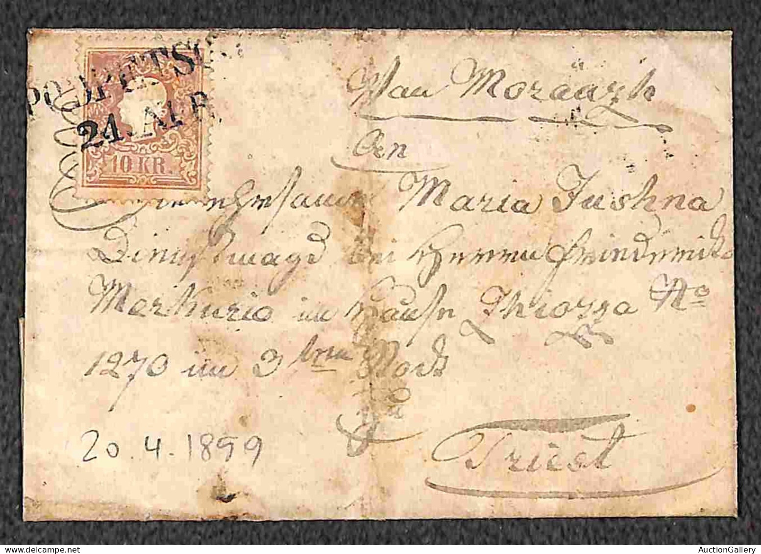 Europa - Austria - 1859/1864 - 4 Lettere Con Diverse Affrancature Singole - Da Esaminare - Altri & Non Classificati