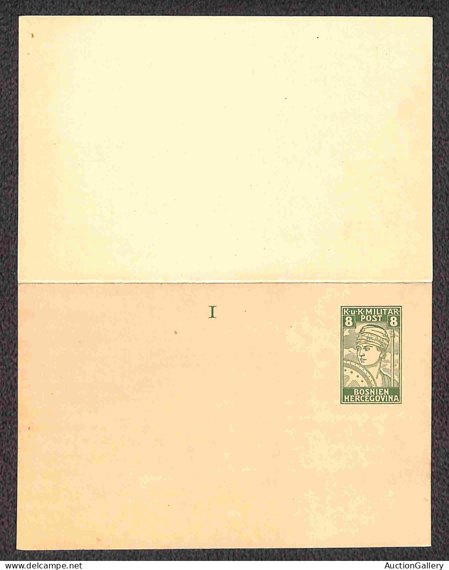 Europa - Austria - K.U.K. Feldpost + Bosnia/Erzegovina - 16 Cartoline Postali (2 Nuove) + 2 Cartoline + 2 Raccomandate C - Autres & Non Classés