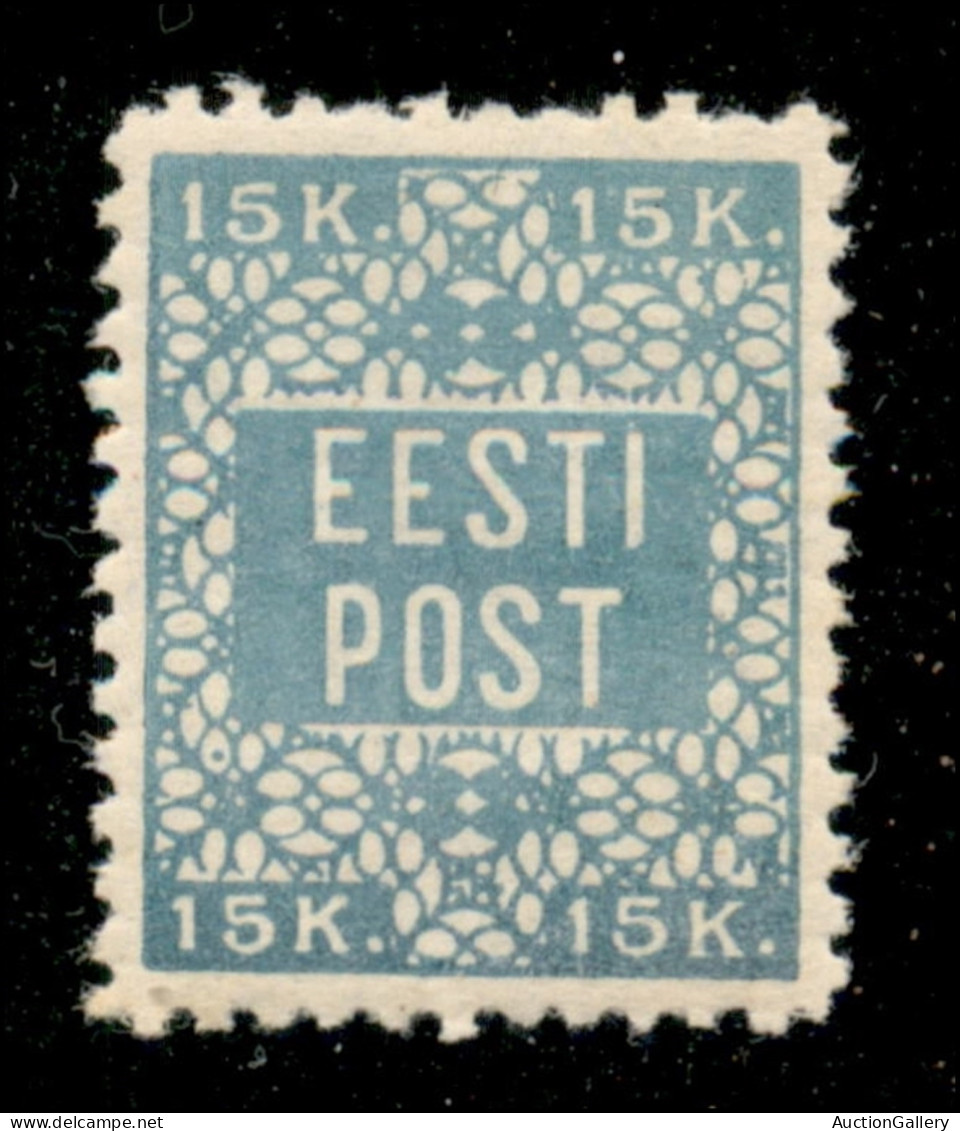 Europa - Estonia - 1918 - 15 Kopechi (2A) - Dentellato 11 - Gomma Integra - Otros & Sin Clasificación