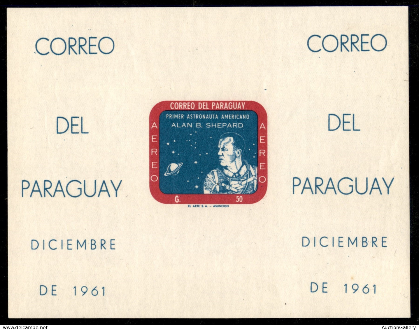 Oltremare - Paraguay - 1961 - Foglietto Shepard (Block 13) - Gomma Integra - Andere & Zonder Classificatie