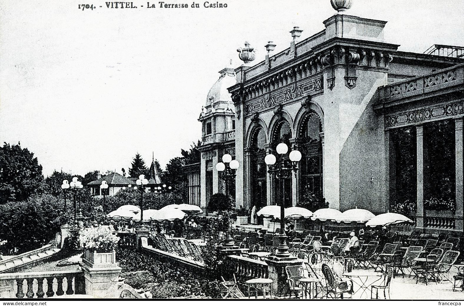 1301 - LORRAINE - VITTEL - La Terrasse Du Casino - Lorraine