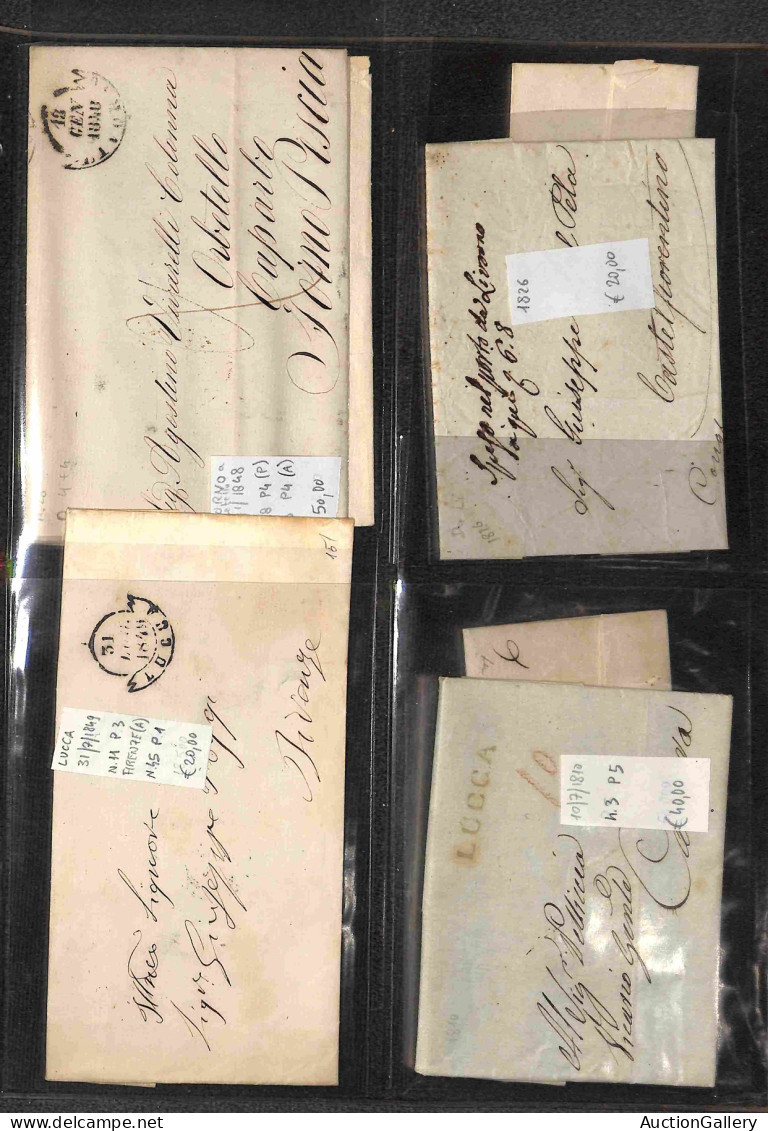 Lotti e Collezioni - Area Italiana  - PREFILATELICHE - 1776/1851 - Toscana - Collezione di oltre 100 lettere del periodo