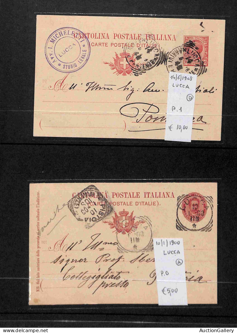 Lotti E Collezioni - Area Italiana  - REGNO - 1896/1914 - Tondo Riquadrati - Collezione Di Oltre 130 Buste E Cartoline D - Otros & Sin Clasificación