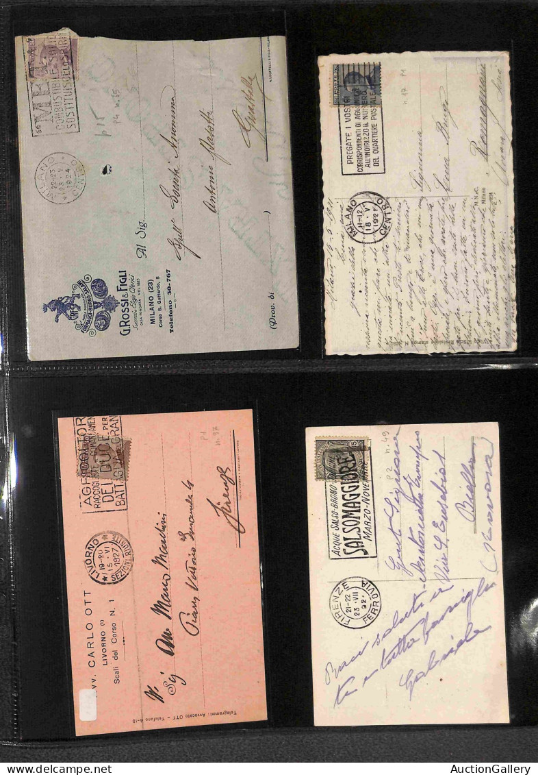 Lotti E Collezioni - Area Italiana  - REGNO - 1920/1943 - Annulli Meccanici - Collezioni Di Oltre 90 Buste E Cartoline D - Other & Unclassified