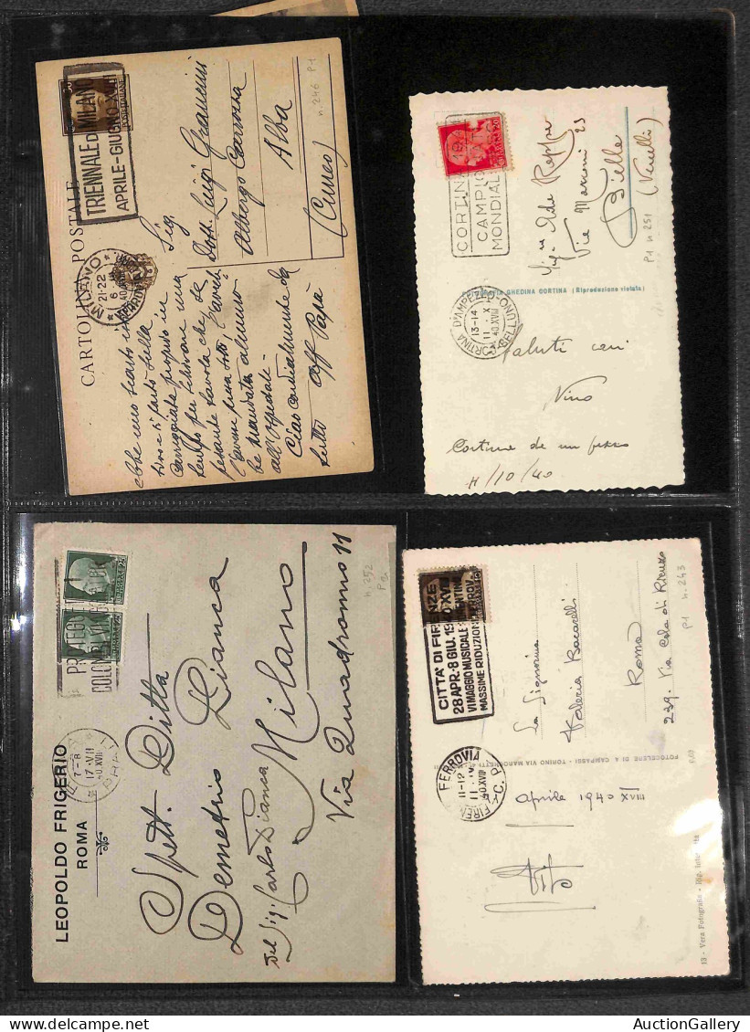 Lotti E Collezioni - Area Italiana  - REGNO - 1920/1943 - Annulli Meccanici - Collezioni Di Oltre 90 Buste E Cartoline D - Autres & Non Classés