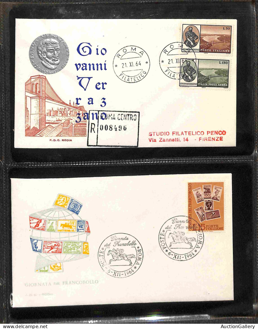 Lotti E Collezioni - Area Italiana  - REPUBBLICA - 1964/1996 - Collezione Di FDC Del Periodo Con Ripetizioni In 7 Album - Altri & Non Classificati