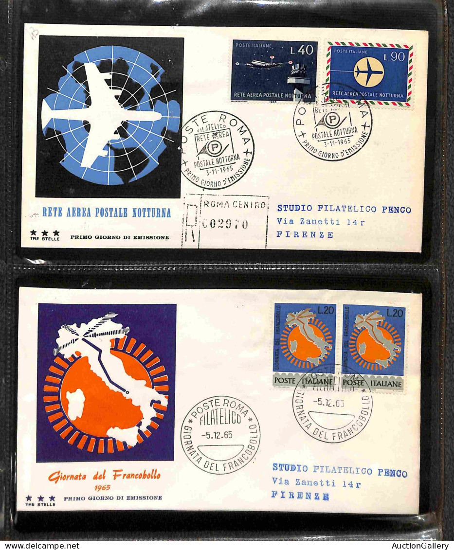 Lotti E Collezioni - Area Italiana  - REPUBBLICA - 1964/1996 - Collezione Di FDC Del Periodo Con Ripetizioni In 7 Album - Other & Unclassified