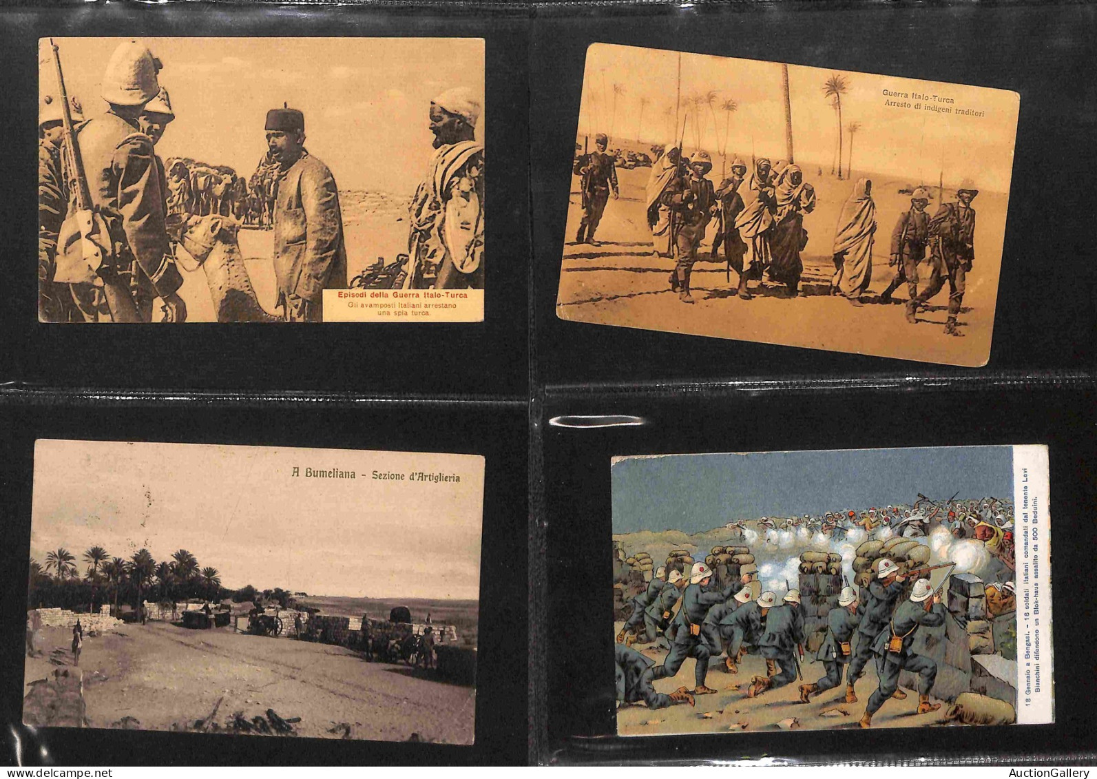Lotti E Collezioni - Area Italiana  - CARTOLINE - Guerra Italo Turca/Conquista Della Libia - 68 Cartoline Diverse Illust - Sonstige & Ohne Zuordnung