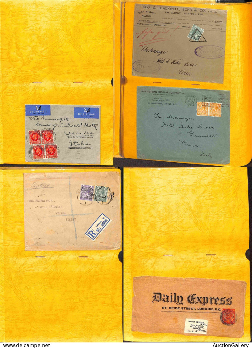 Lotti e Collezioni - Europa e Oltremare - MONDIALE - 1829/1990 - Lotto di oltre 140 buste e cartoline del periodo di div