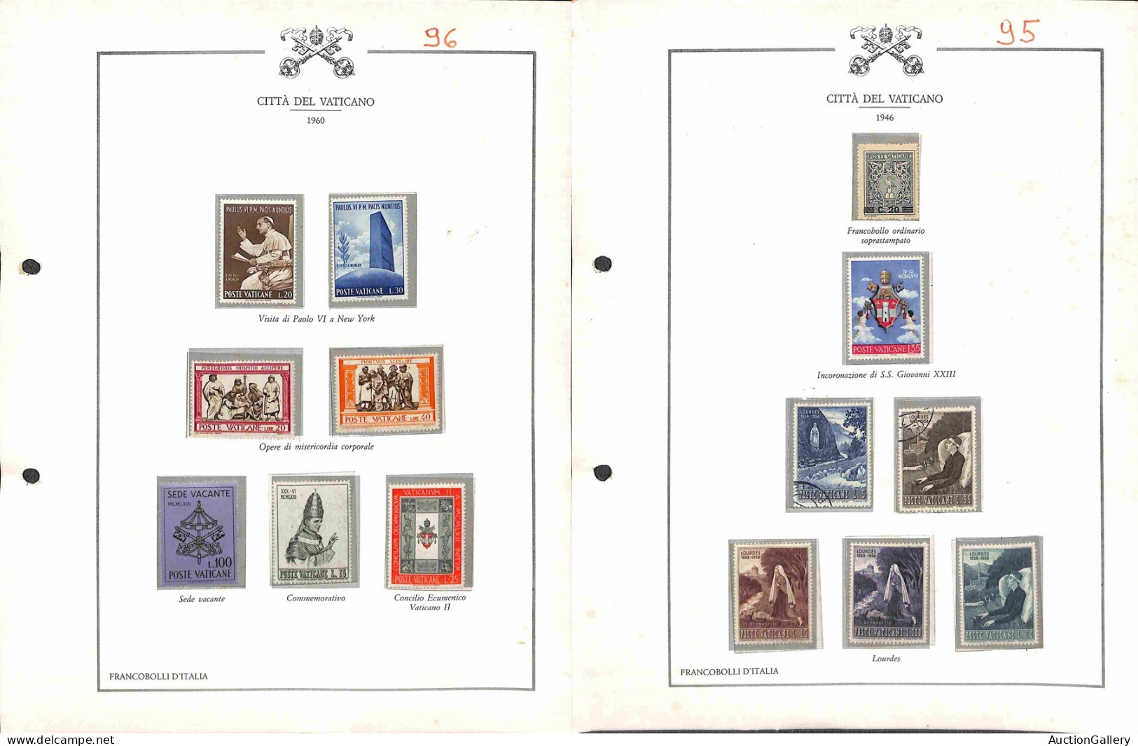 Lotti e Collezioni - Europa e Oltremare - MONDIALE - 1945/1975 - Piccola collezione di circa 300 valori nuovi e usati mo