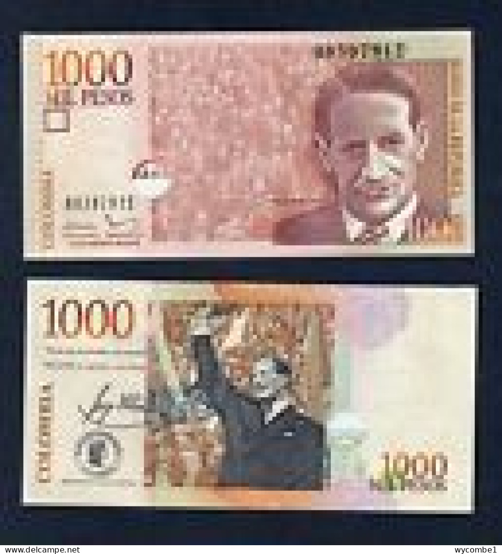 COLOMBIA  -  2015 1000 Pesos  UNC  Banknote - Colombie