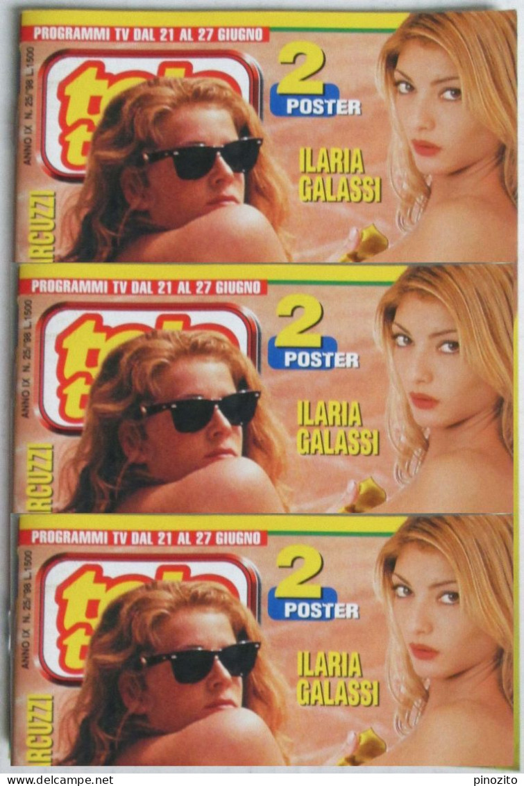 TELETUTTO 25 1998 Alessia Marcuzzi Ilaria Galassi Michelle Hunziker Arianna Sommer - Televisione