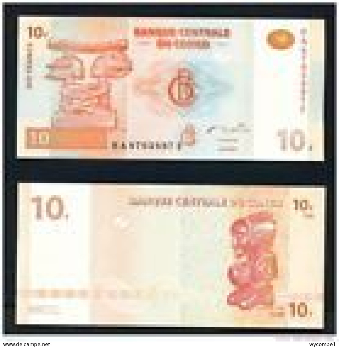 CONGO DR  -  2003 10 Francs UNC  Banknote - Democratic Republic Of The Congo & Zaire