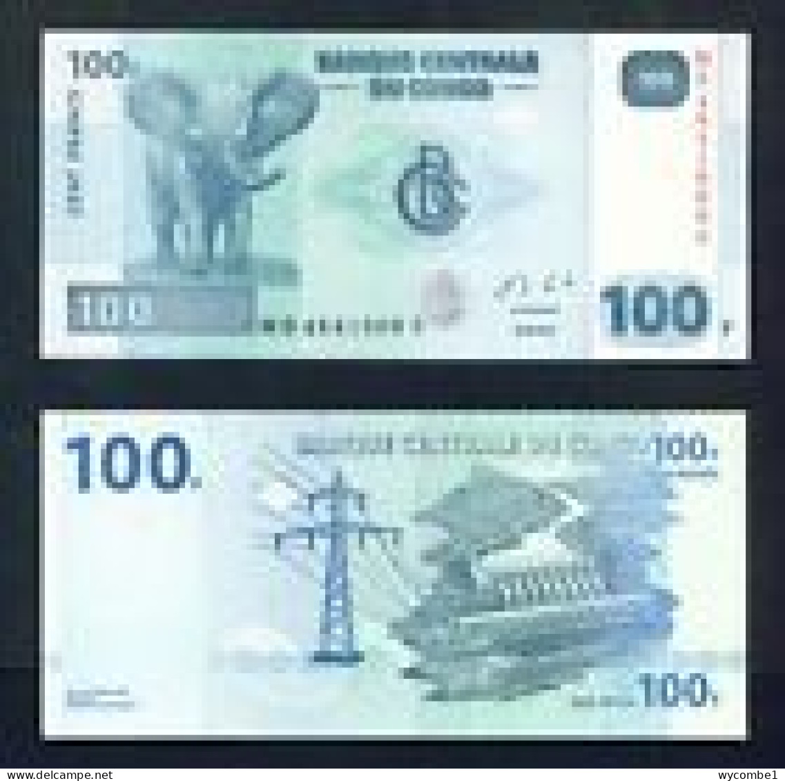 CONGO DR  -  2013 100 Francs UNC  Banknote - Democratic Republic Of The Congo & Zaire