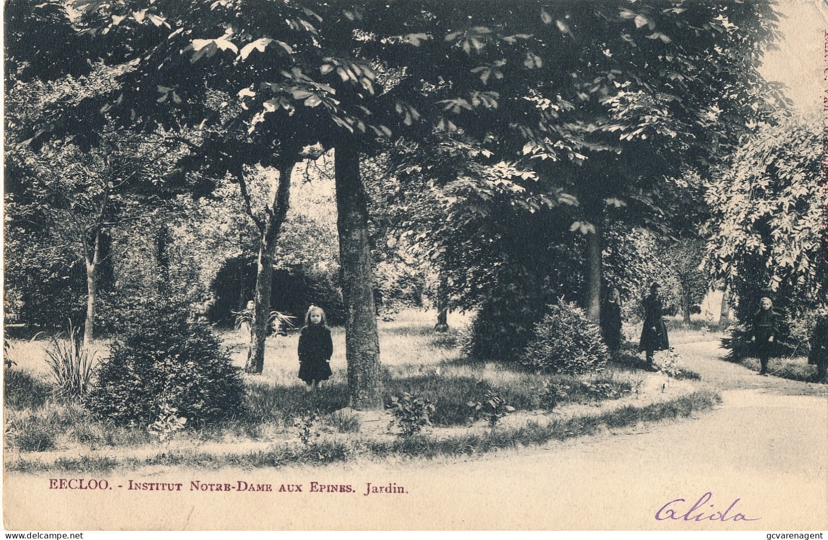 INSTITUT NOTRE DAME AUX EPINES  ==   JARDIN      2 SCANS - Eeklo