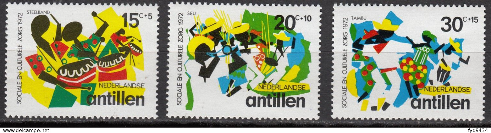 Du N° 434 Au N° 436 Des Antilles Néerlandaises - X X - ( E 1872 ) - Carnevale