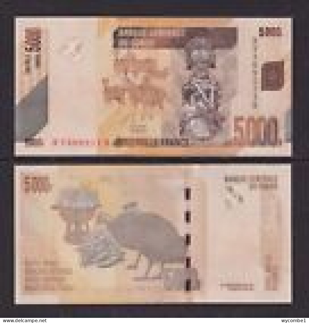 CONGO DR  -  2013 5000 Francs UNC  Banknote - Democratic Republic Of The Congo & Zaire