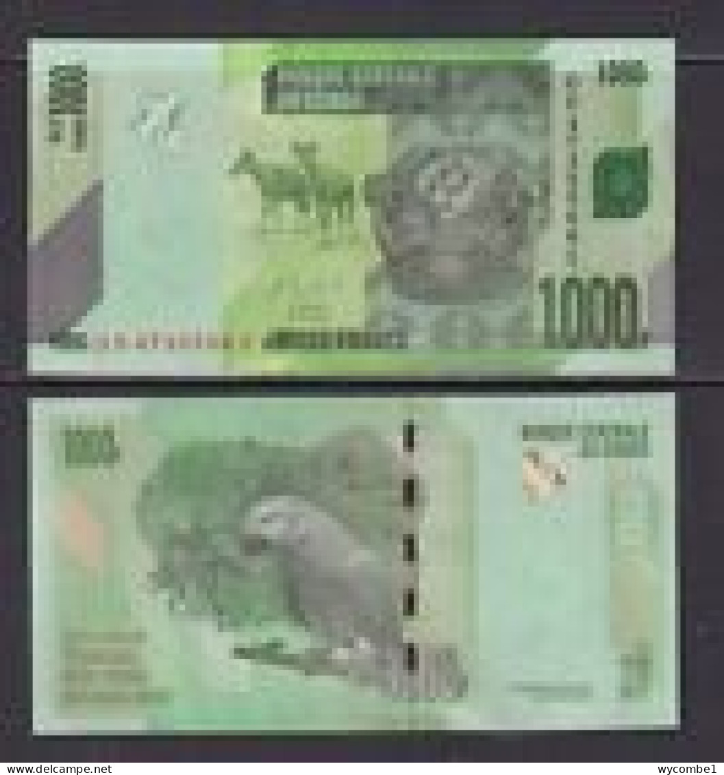 CONGO DR  -  2020 1000 Francs UNC  Banknote - Democratische Republiek Congo & Zaire