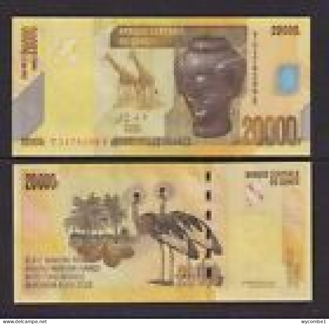 CONGO DR  -  2020 20000 Francs UNC  Banknote - Demokratische Republik Kongo & Zaire