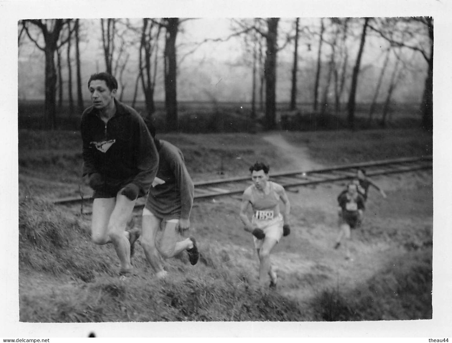 Sport - Athlétisme - Cliché D'un Cross-Country Le 13 Février 1946  -  Challenge LECLERC - Voir Description - Athlétisme
