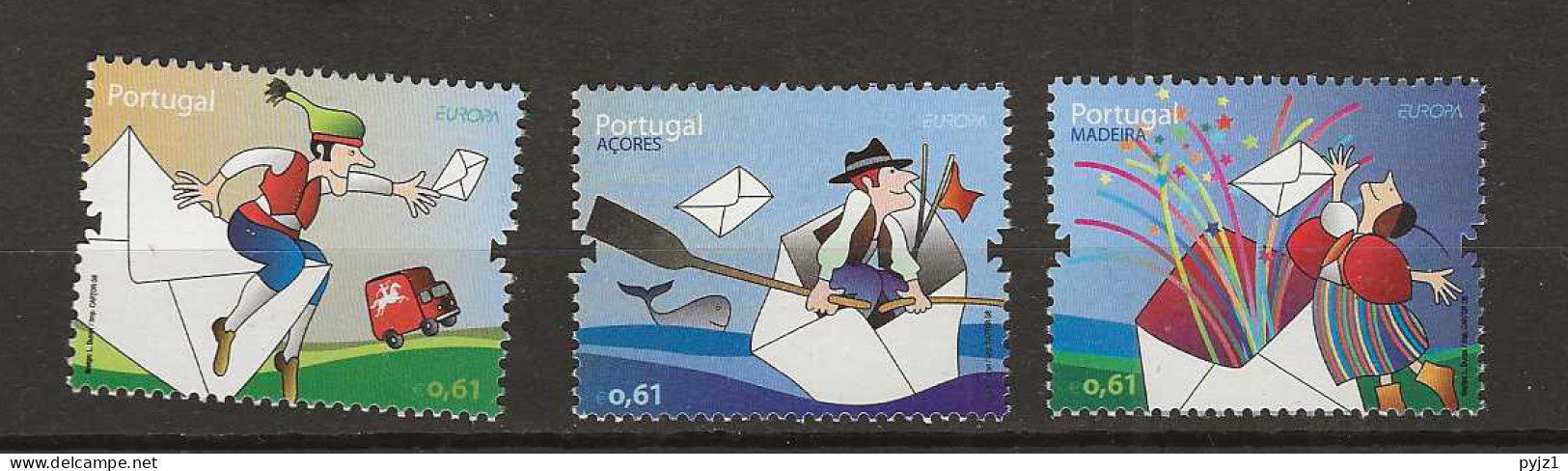 2008 MNH Portugal + Azoren, Madeira Postfris** - 2008