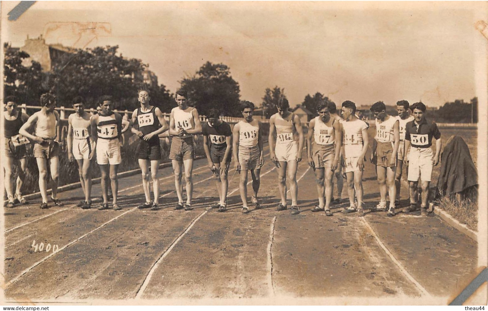 Sport - Athlétisme - Cliché D'un Cross-Country En 1925 -  Challenge Scolaire Batampdier  - Voir Description - Athlétisme