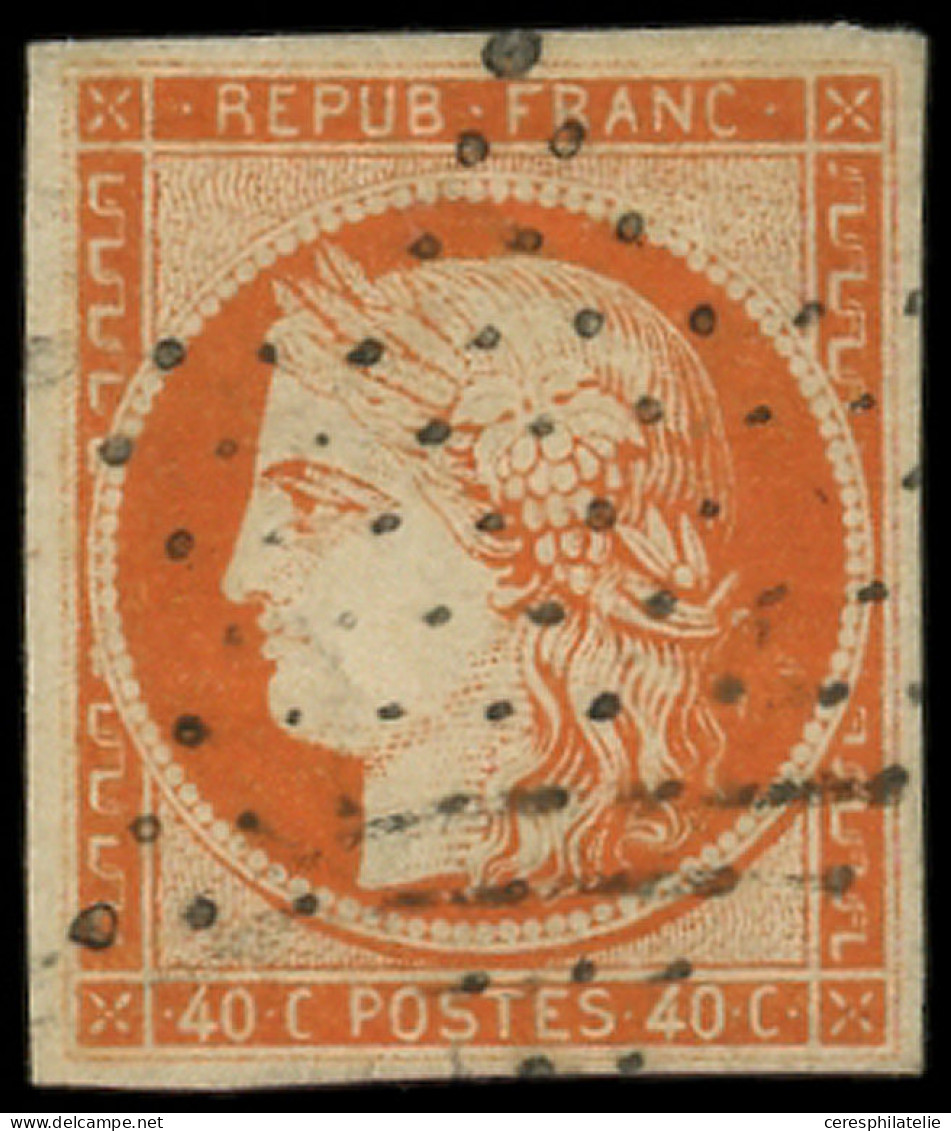 EMISSION DE 1849 - 5    40c. Orange, Obl. ETOILE, TTB - 1849-1850 Cérès