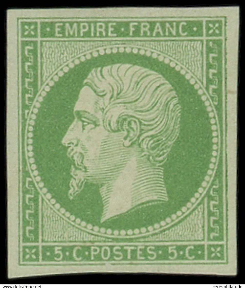 * EMPIRE NON DENTELE - 12a   5c. Vert-jaune, Frais, TB. Br - 1853-1860 Napoleon III